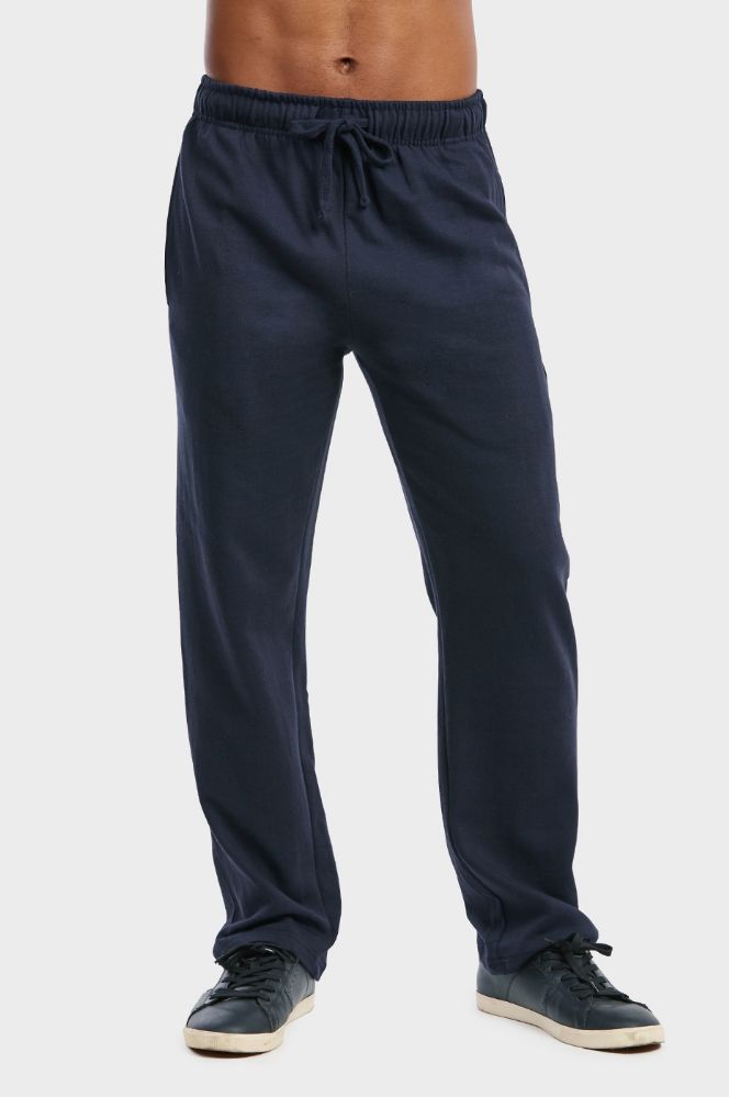 36 Pieces of Men's Lightweight Fleece Sweatpants In Navy Size S