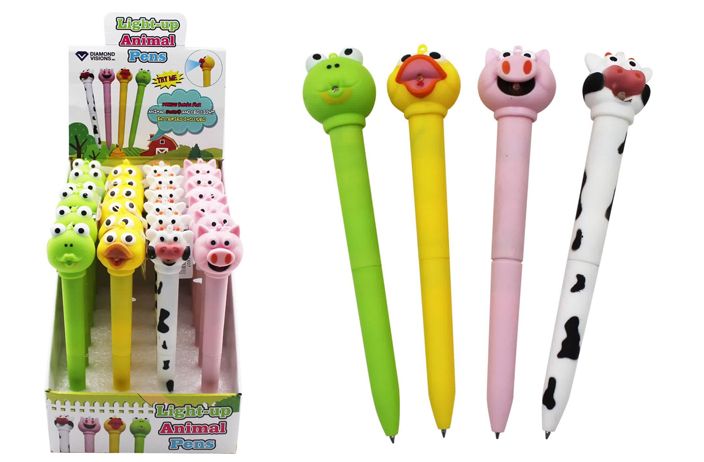 48 Pieces of Animal Led Pen With Sounds