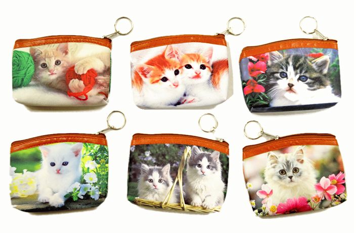 96 Wholesale Kitty Coin Purse