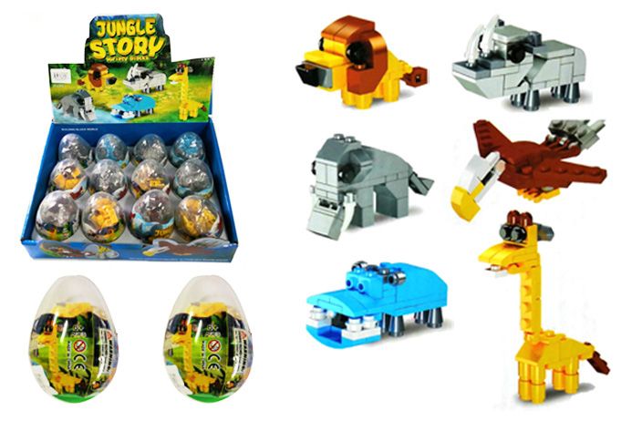 48 Wholesale Toy Building Blocks In Egg