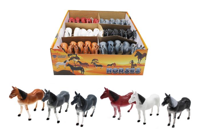 60 Pieces of Toy Horse Assorted