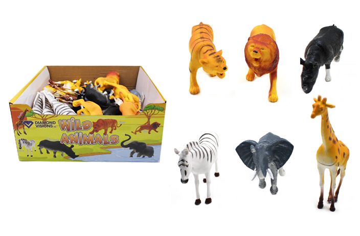 60 Pieces of Toy Wild Animal