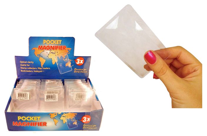 72 Pieces of Pocket Credit Card Style Magnifier