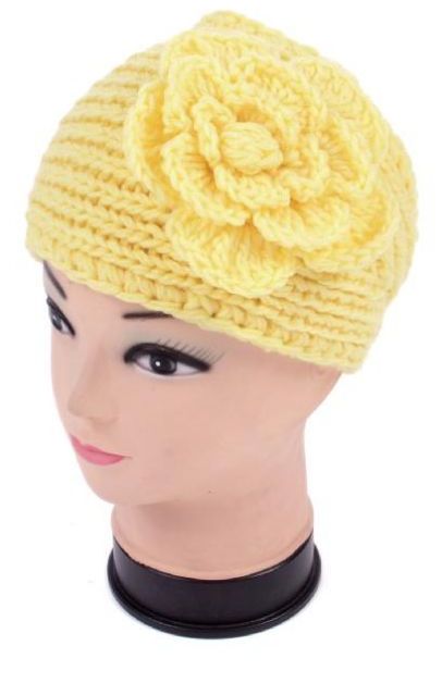 120 Wholesale Knitted Floral Winter Head Band