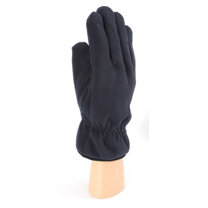 36 Wholesale Men's Double Layer Fleece Gloves With Gripper Palm In Assorted Colors