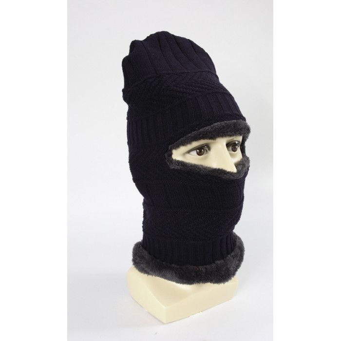 60 Pieces Adults Beanie With Neck Warmer Fur Lined - Unisex Ski Masks
