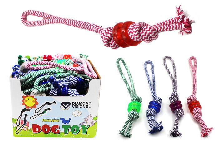 36 Pieces of Dog Rope Toy With Rings