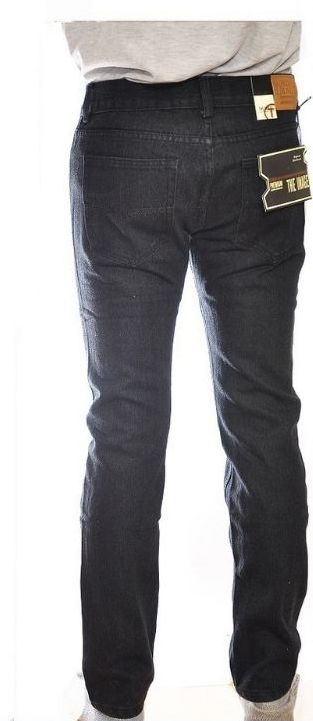 24 Wholesale Men's Trendy Fashion Jeans Size Scale 30-38 Color Black