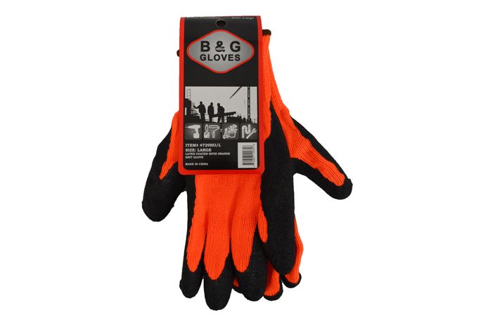 48 Pieces Orange Nitrile Work GloveS-xl - Working Gloves - at 