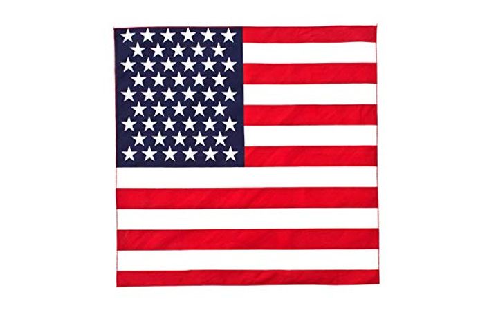 48 Wholesale American Flag Bandana