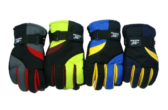 24 Wholesale Kids Ski Gloves