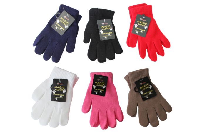 48 Wholesale Ladies Magic Stretch Gloves