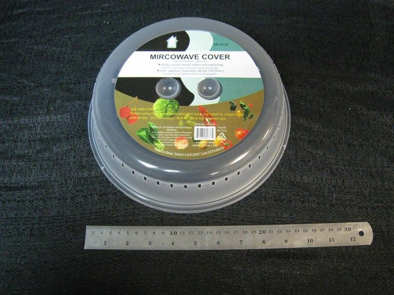 36 Pieces of Plastic Microwave Cover Round