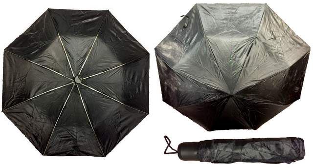 24 Pieces of Solid Black Color Umbrella