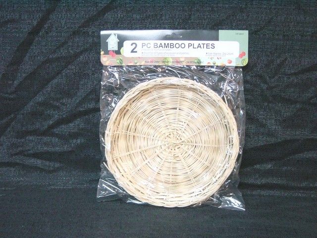 36 Wholesale 2 Piece Bamboo Trays