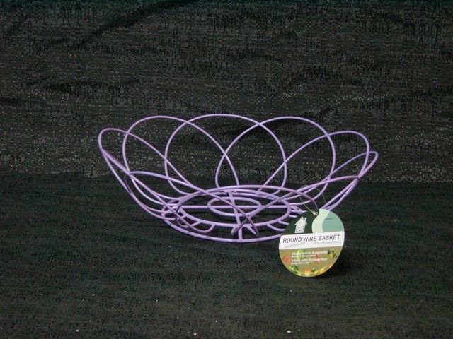36 Pieces of Wire Basket Flower Shape Assorted Color