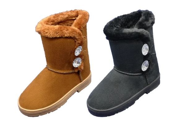 24 Wholesale Women's Winter Fashion Boots With Fur Lining