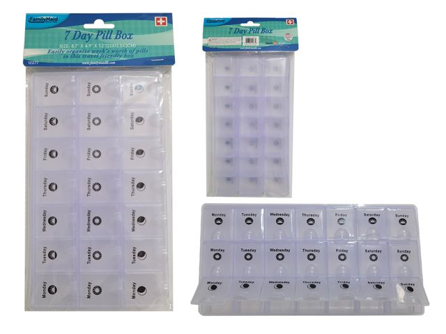 96 Pieces of 7 Day Pill Box