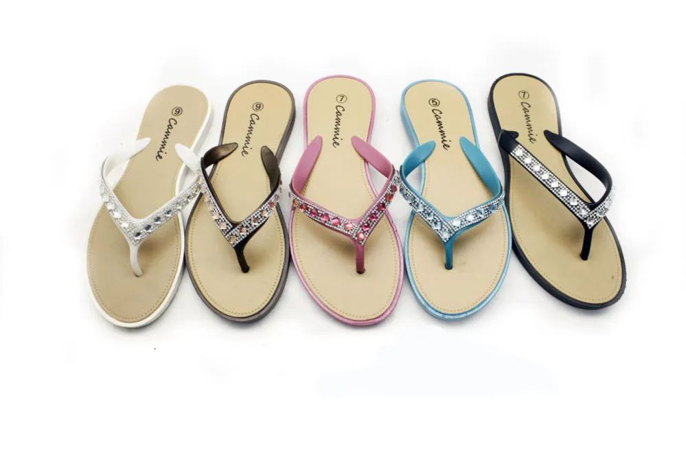 evening flip flops womens