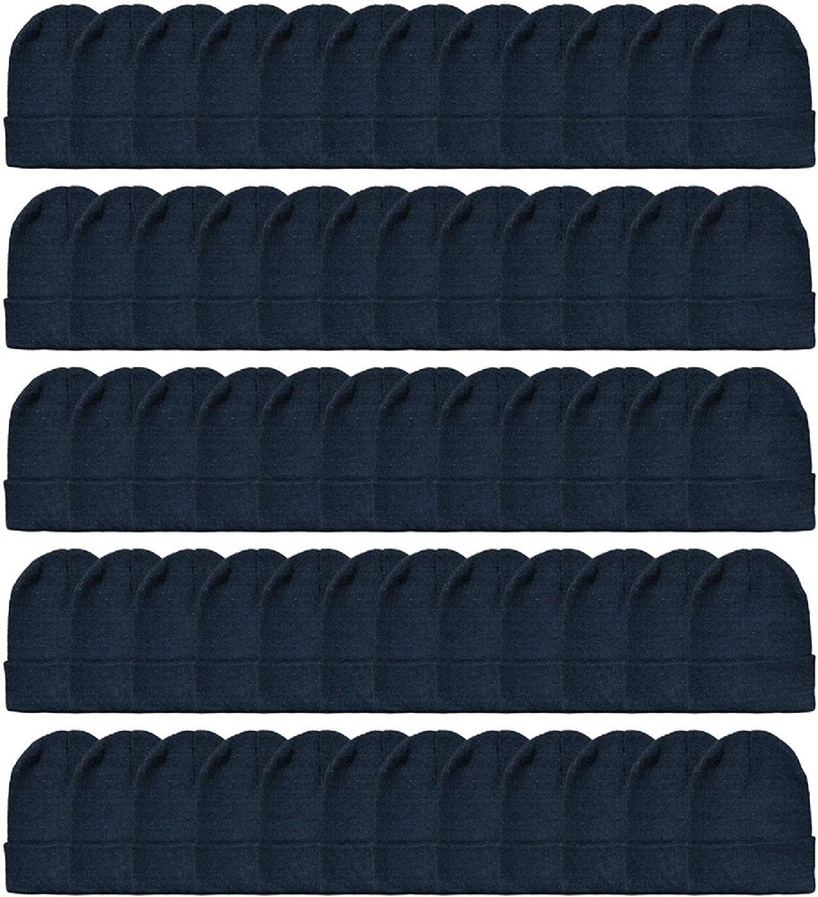 120 of Yacht & Smith Unisex Winter Warm Beanie Hats In Solid Black