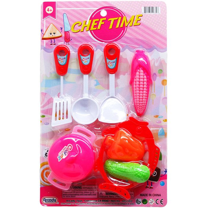 48 Pieces of Chef Time Kitchen Set On Blister