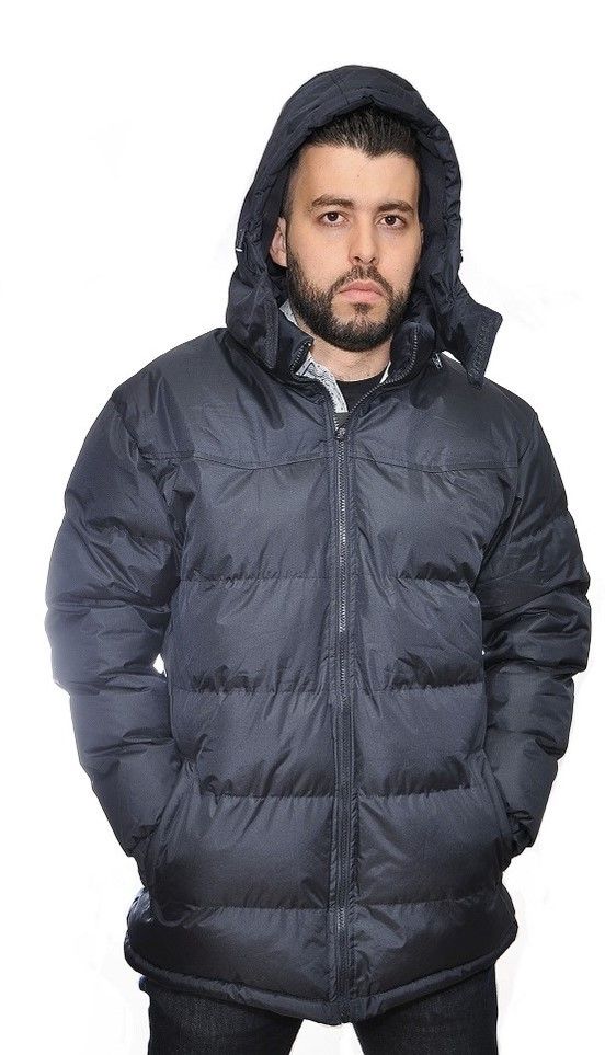 12 Wholesale Men's Parka Padded Puffer Coat With Fleece Lining - at -  wholesalesockdeals.com