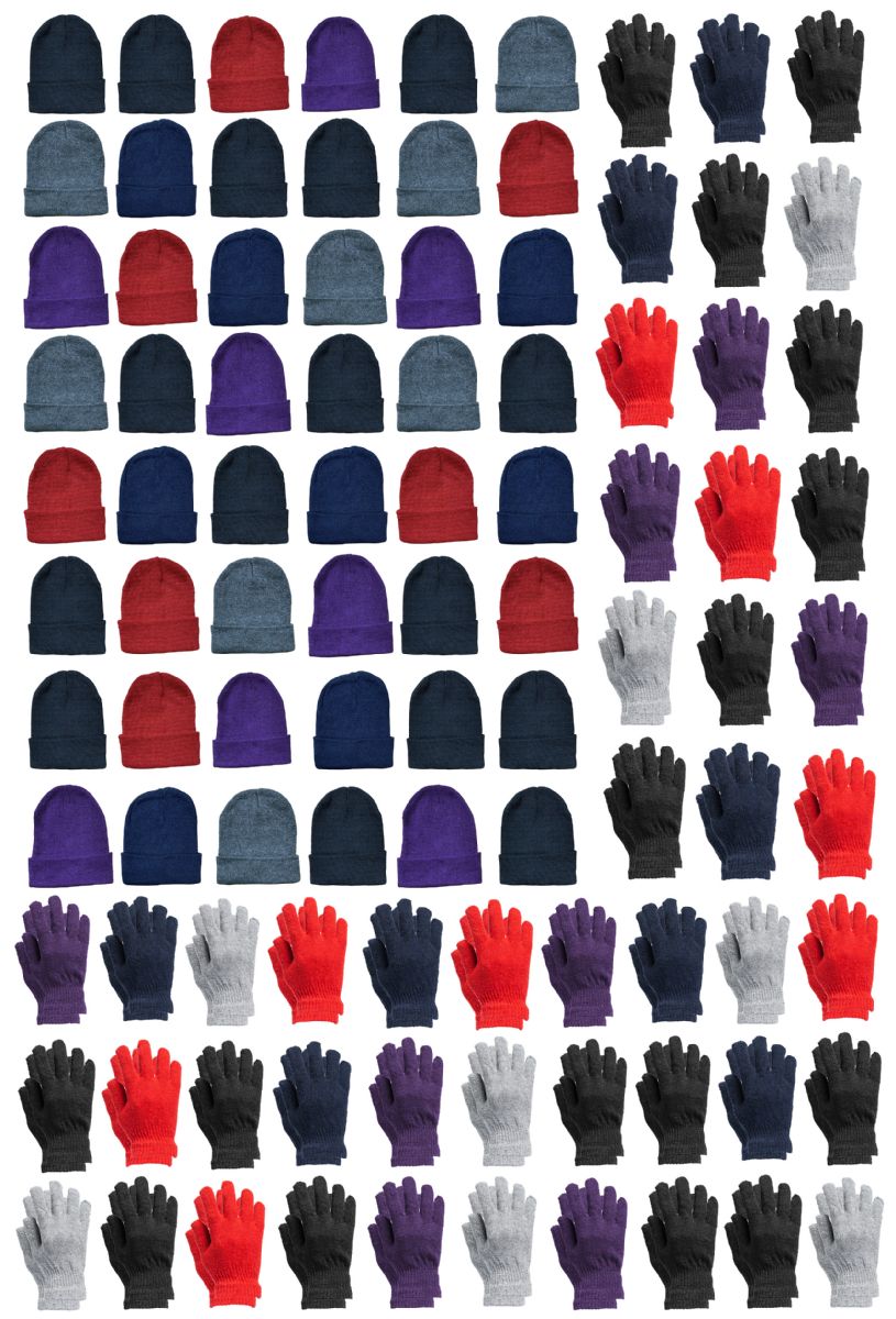 Bulk Homeless Care  Hygiene Kits - Winter Gloves, Hats, Scarves