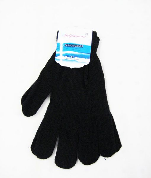 36 Wholesale Unisex Winter Knit Classic Solid Color Gloves