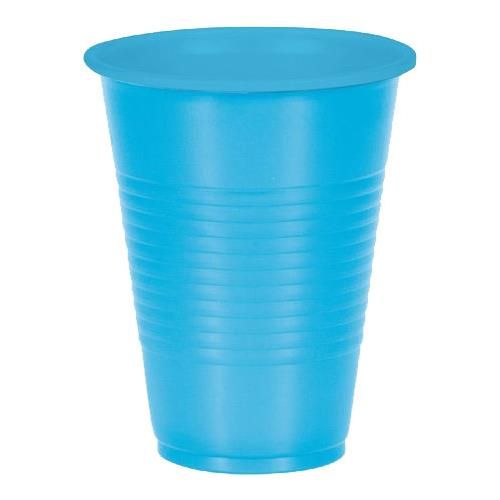 Bulk 48 Ct. Clear Disposable Plastic Cups with Lids & Straws