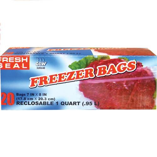 24 Wholesale Fresh Seal Gallon Storage Bag Ziploc