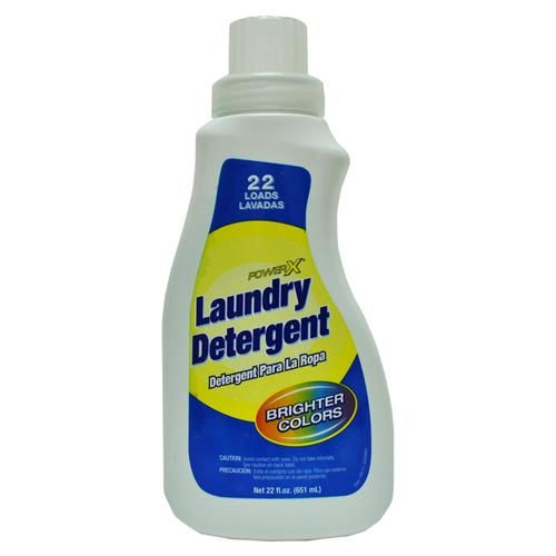 12 Pieces of Power X Liquid Laundry Detergent Regular For Bright Colors 22 Ounces