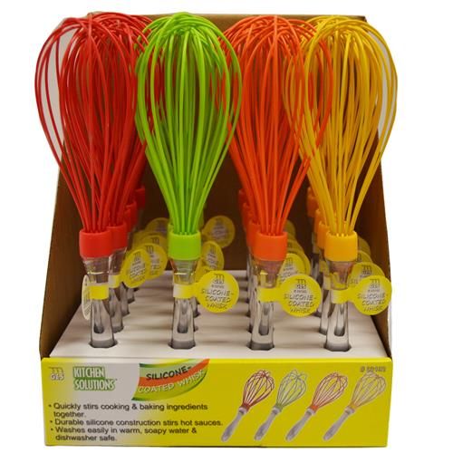 24 Pieces of 24 Silicone Coated Wisk
