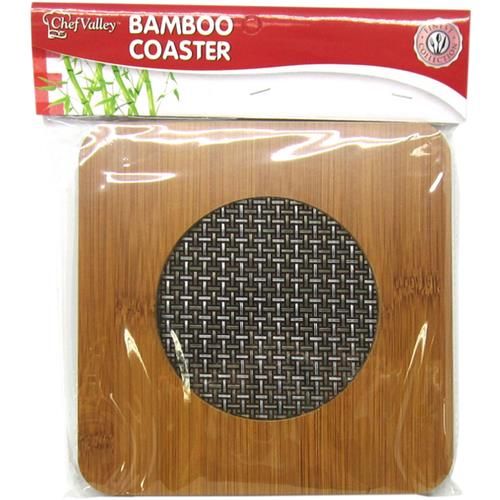 24 Pieces of Bamboo Heat Pad Square Shape