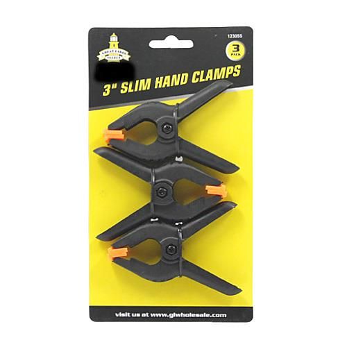 24 Pieces of 3 Pack Flex Jaw Spring Clamps