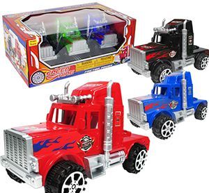 12 Wholesale Friction Powered Speed King Semi Cabs