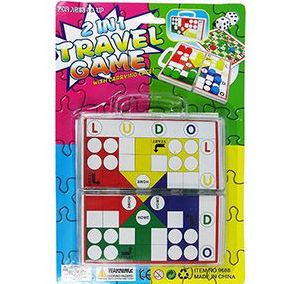 72 Wholesale 2 In 1 Travel Game Sets