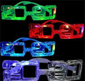 72 Pieces of Flashing 2020 New Year's Eyeglasses