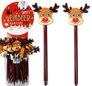 48 Pieces of Santas Reindeer Action Pens