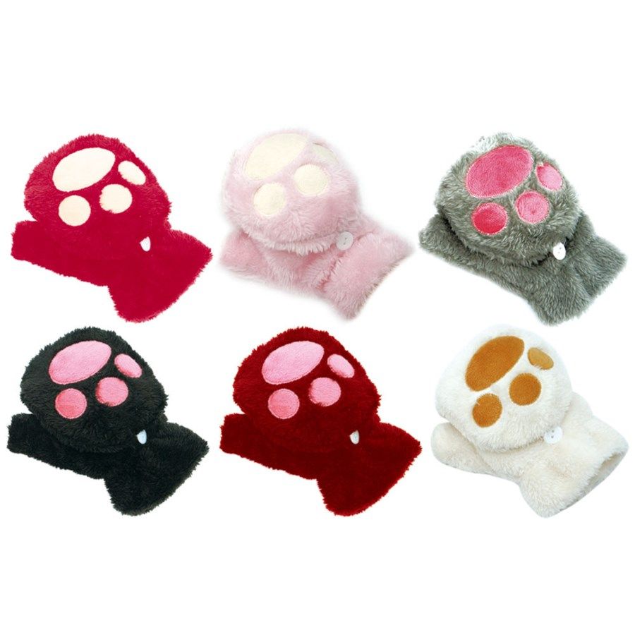 96 Pieces of Kids Cat Mittens