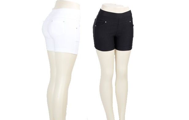 60 Wholesale Ladies Stretch Shorts
