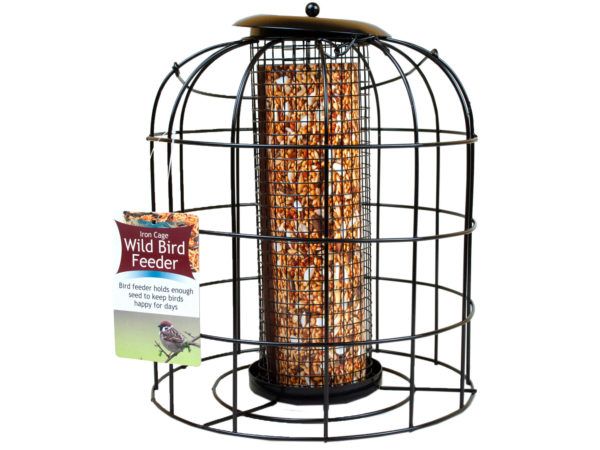 12 Pieces of Iron Wire Cage Bird Feeder