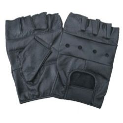 5 Pieces of Leather Half Gloves