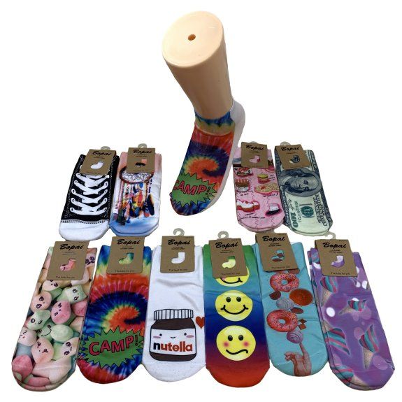 36 Pairs Women's Fun Prints Thin Casual Ankle Socks - Womens Ankle Sock