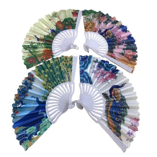 84 Pieces of Peacocks Folding Fan