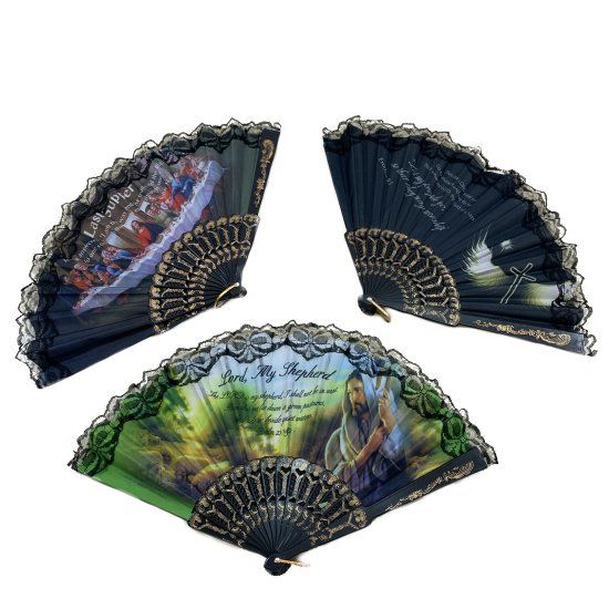 96 Pieces of Religious Folding Fan