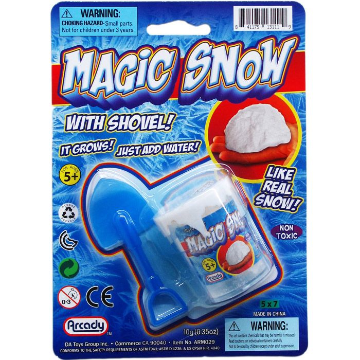 72 Wholesale Magic Snow Set 2" Cup With 3" Shovel