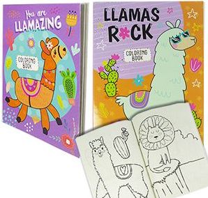 24 Wholesale Llama Coloring Books