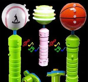 36 Wholesale Light Up Sports Ball Spinning Top And Wand