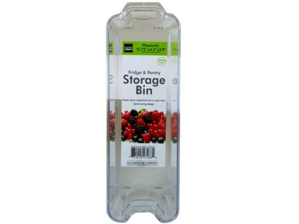 18 Pieces of Skinny Fridge And Freezer Bin