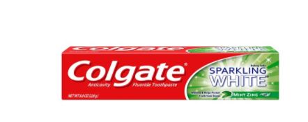 6 Pieces of Colgate Toothpaste 8 Oz Sparkl
